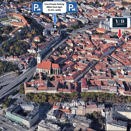 New Design & High Standard Apt From 16Th Century In Old Town-Free Parking Bratislava Bagian luar foto